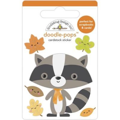 Doodlebug Pumpkin Spice Sticker Doodle-Pops - Rocky